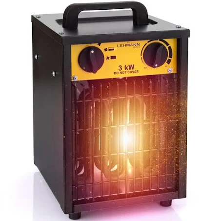 Aeroterma electrica, Lehmann Toledo, 3000 W, 3 trepte de putere, termostat ...