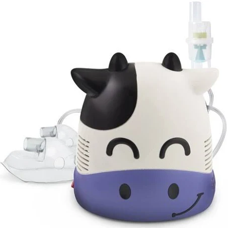 Aparat de aerosoli nebulizator cu aspect de vacuta pentru copii si pentru adulti ...