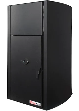 Centrala pe peleti Fiama Confort B 25 kw, complet echipata pentru incalzire ...