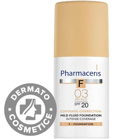 Fond de ten Intense Coverage 03 Bronze SPF20 F, 30ml, Pharmaceris