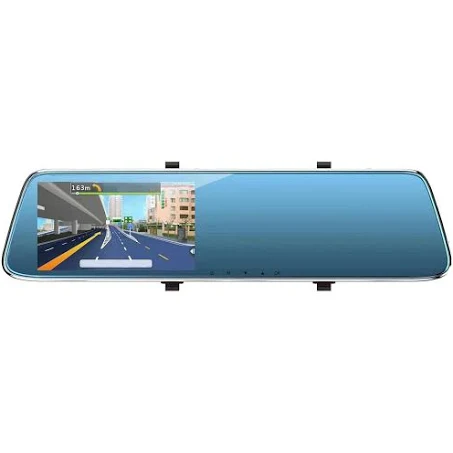 Oglinda auto retrovizoare DacEnergy , camera duala fata - spate, ecran LCD 4.3 ...