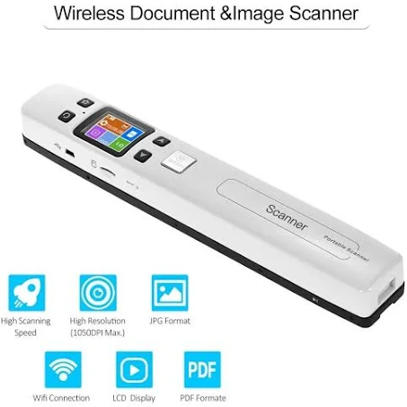 Scanner portabil A4 WiFi