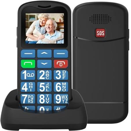 Telefon Mobil Seniori cu Taste Mari CZAY , Meniu in Limba Romana, Autonomie 7 ...